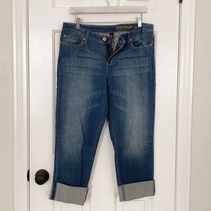 GAP Premium Straight Crop Blue Jean